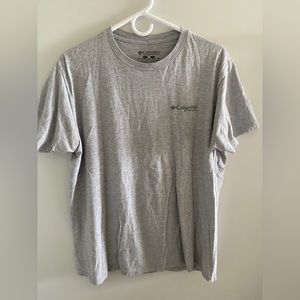 Grey Columbia performance hunting gear shirt, size mens large